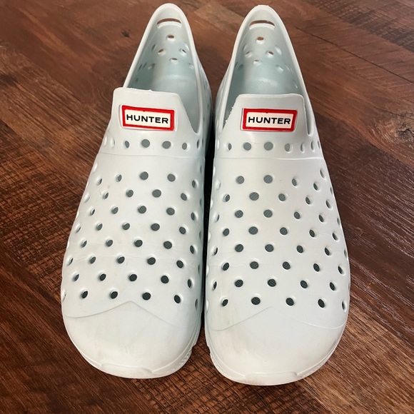 Hunter Perforated light blue Slip-Ons - Picture 2 of 4